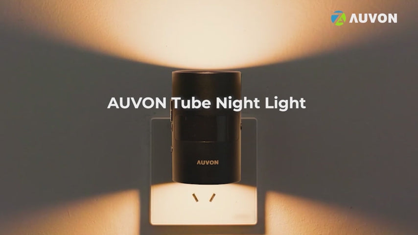 AUVON NL14110W2 Plug in Motion Sensor LED Night Light 2 Pack