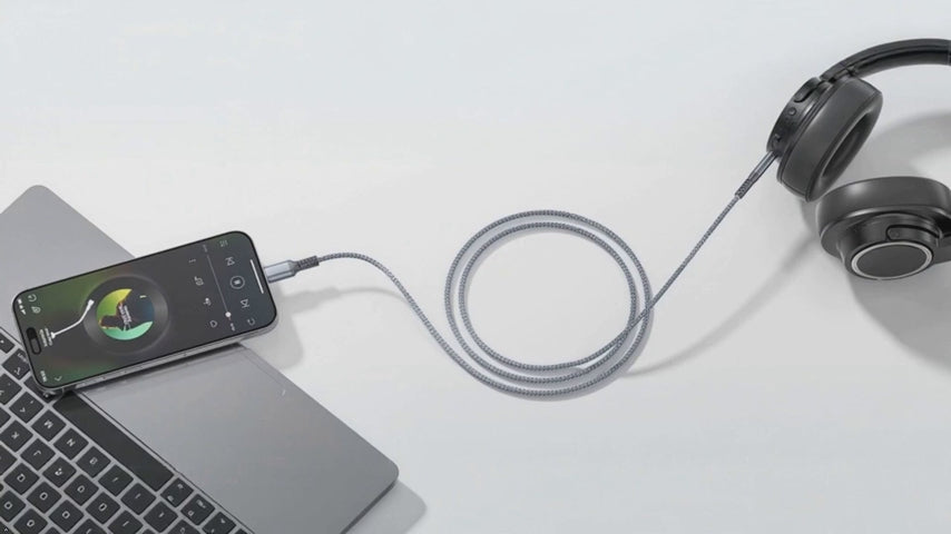 Elebase USB C to 3.5mm Aux Cable 1.2m