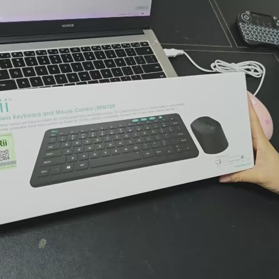 RKM709 2.4GHz Wireless Keyboard and Mouse Combo