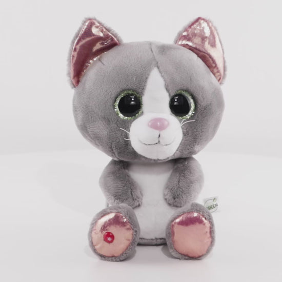 Glubschis Felinja Grey Cat Soft Toy 25 cm