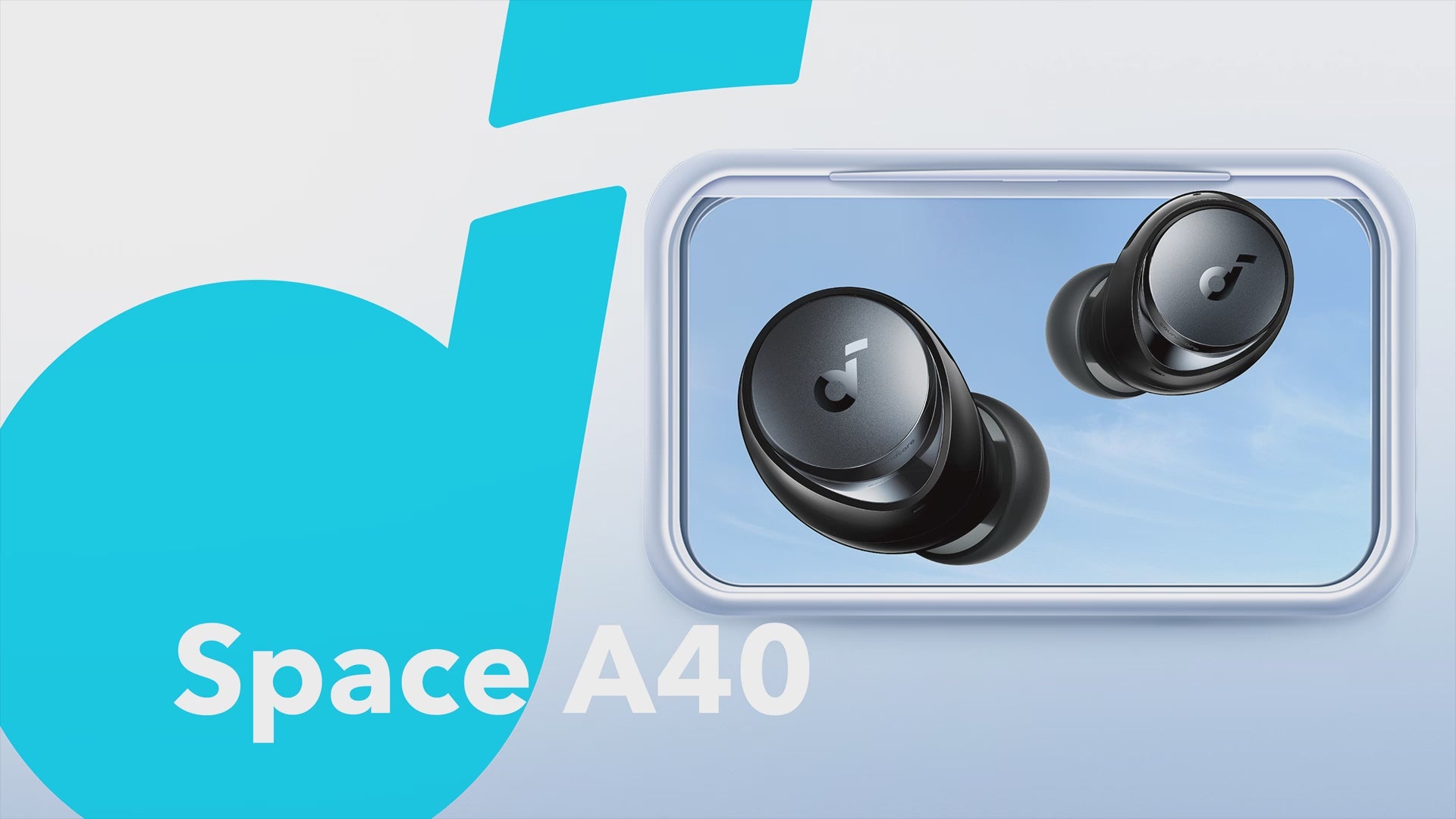soundcore Space A40 Adaptive Noise Cancelling Earbuds 50-Hour Playtime Black