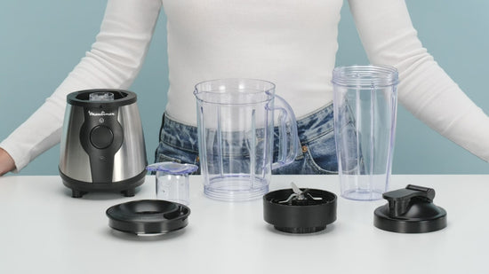 Moulinex Blend&Go LM1B1D Portable Blender Black / Silver 0.75L 300W
