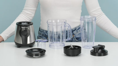 Moulinex Blend&Go LM1B1D Portable Blender Black / Silver 0.75L 300W