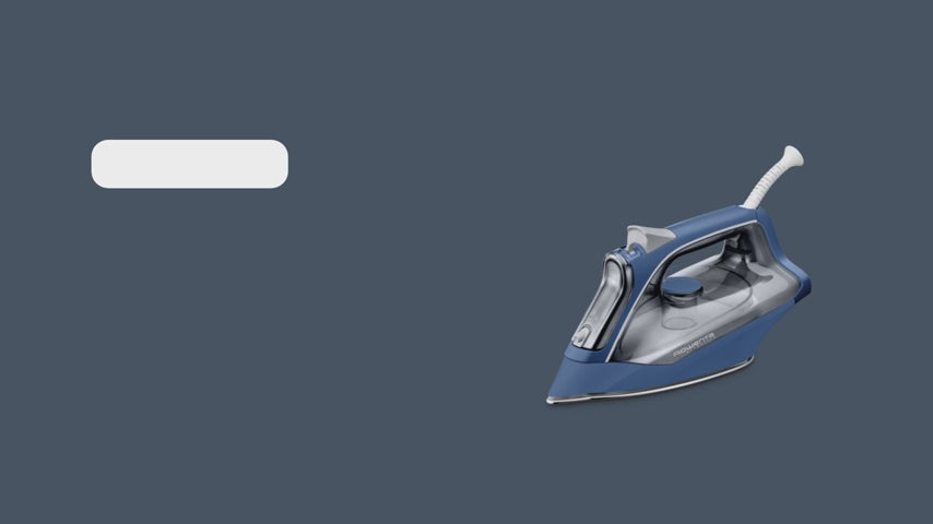 Rowenta Effective+ DX1636D1 Steam Iron Blue / Grey