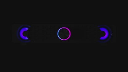 USB Powered PC Soundbar Gaming Speaker with LED Lighting
