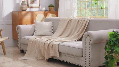 EMME Muslin Cotton Throw XL Blanket