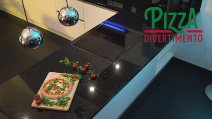 Pizza Divertimento Pizza Stone with Peel for Oven and Gas Grill