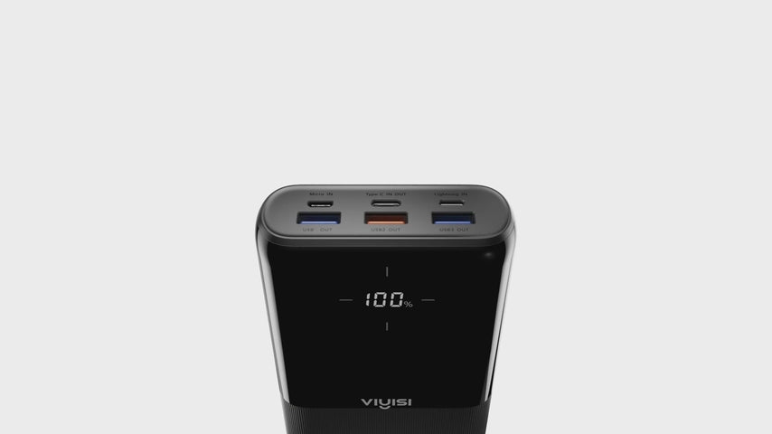 VIYISI G3015 Power Bank 30000mAh 22.5W USB-C Portable Charger