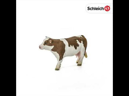 Schleich 13801 Simmental Cow Animal Figure