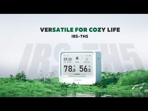 INKBIRD IBS-TH5 WiFi Hygrometer Thermometer White