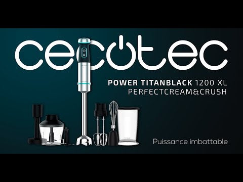 Cecotec Power TitanBlack 1200 XL Hand Blender 1200W