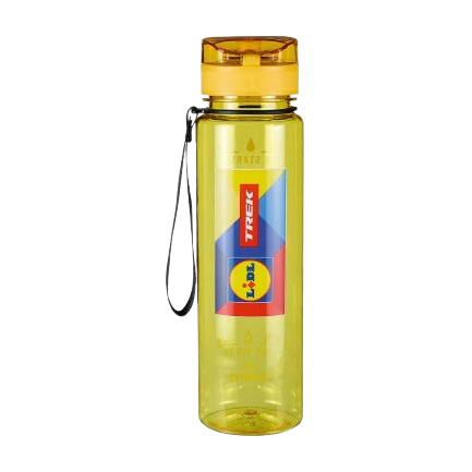 LIDL TREK Water Bottle 1 Liter Yellow