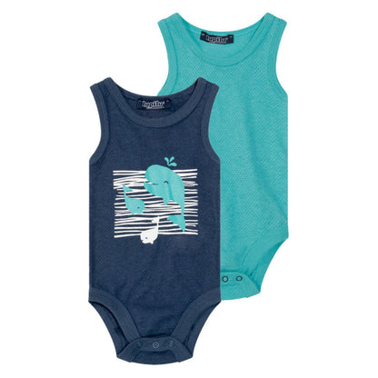 Lupilu Bodysuit 2‑Piece Set 074‑80 cm Multicolor for Boys