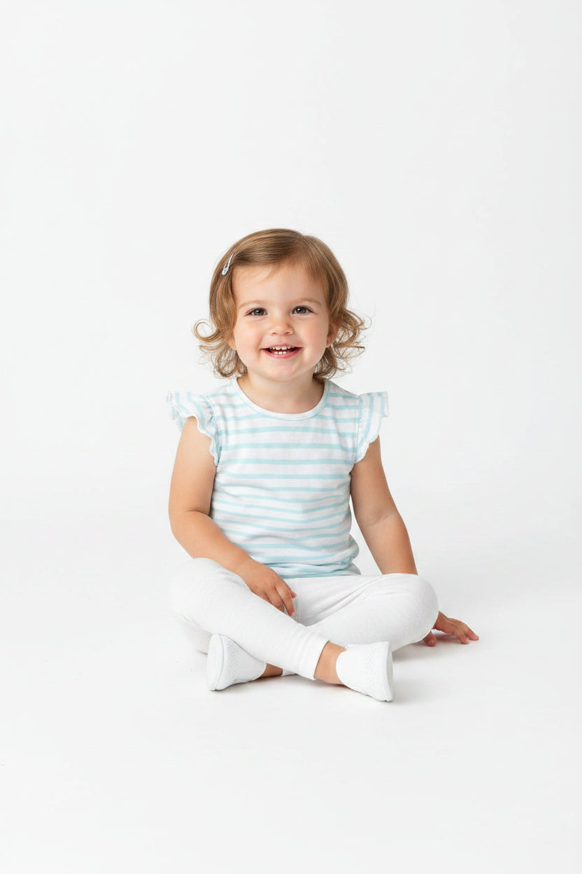 lupilu Girls' T-Shirt 3‑Pack 100% Cotton