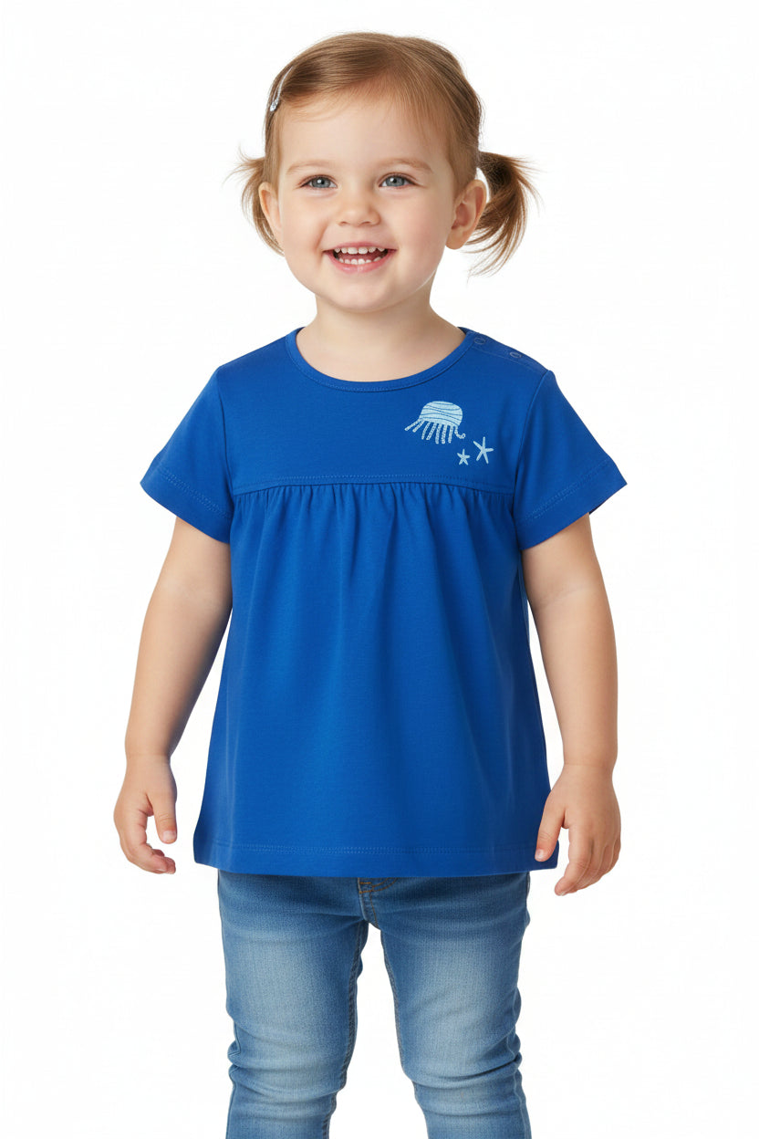 lupilu Girls' T-Shirt 3‑Pack 100% Cotton