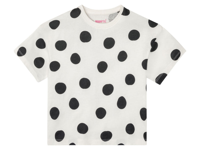 Pepperts! Girls' Cotton T-Shirt Set 3-Pack Multicolor 134-140 cm (8-10 Years) 372619