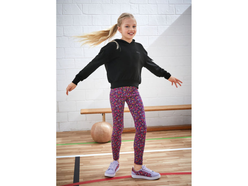 Pepperts Girls' Cotton Hoodie Black 146-152 cm