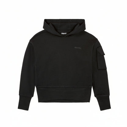 Pepperts Girls' Cotton Hoodie Black 146-152 cm