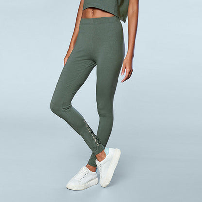Disney Women's Leggings with Elastic Waist 36/S Green