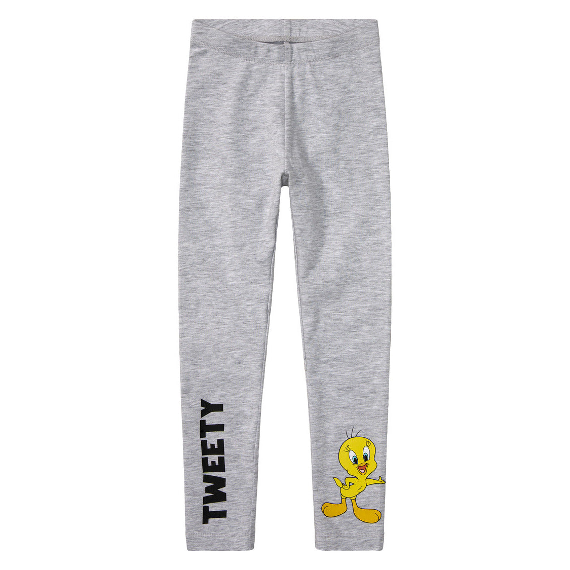 Disney Girls Printed Cotton Leggings 122-128 Cm Gray