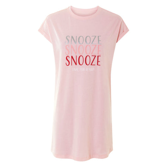Esmara Women's Cotton Print Nightgown XL Pink 472814