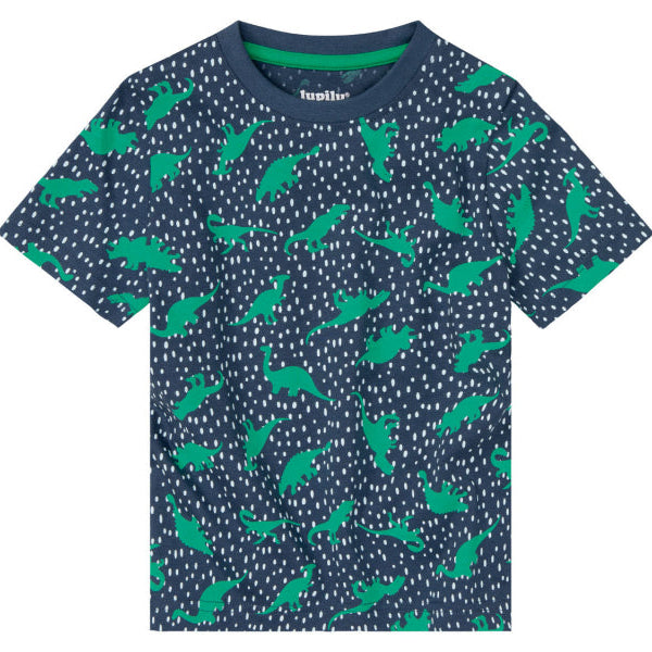 Lupilu 382066 Boys' Cotton Pajama Set Dark Blue