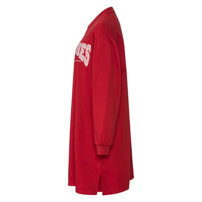 Esmara Women's Fleece Sweatshirt Dress 435693 Red