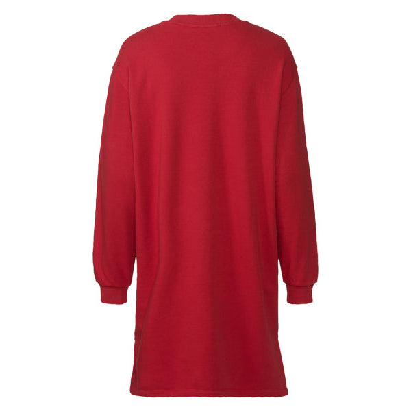 Esmara Women's Fleece Sweatshirt Dress 435693 Red
