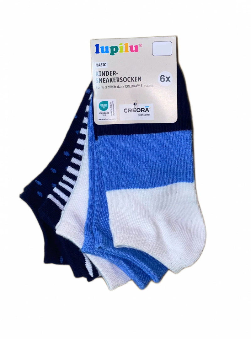 Lupilu Boys Socks 31-34 6-Pack Multicolored