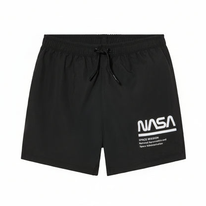 Disney Boys' Beach Shorts with Mesh Briefs 134-140 cm Black 443476