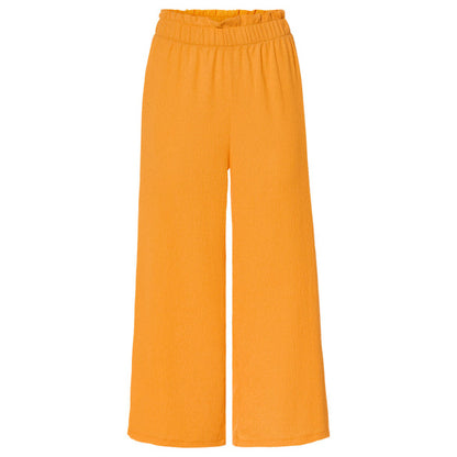 Esmara 461992 M Wide-Leg Crushed Fabric Trousers Orange