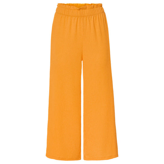 Esmara 461992 M Wide-Leg Crushed Fabric Trousers Orange