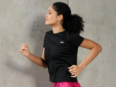 Crivit Women's Quick-Dry Sports T-Shirt Black M 463934