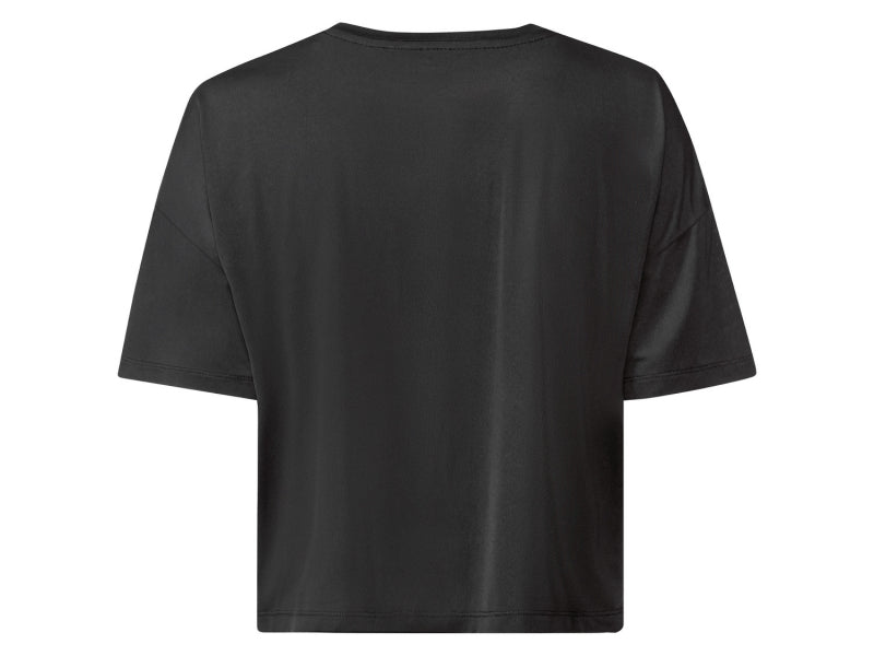 Crivit Women's Quick-Dry Sports T-Shirt Black S