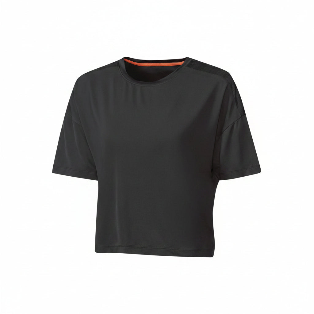 Crivit Women's Quick-Dry Sports T-Shirt Black S