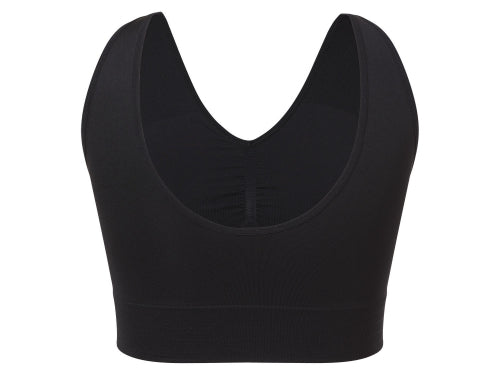 Crivit 443020 Seamless Women's Sports Top Black M