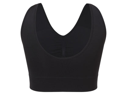 Crivit 443020 Seamless Women's Sports Top Black M
