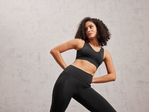 Crivit 443020 Seamless Women's Sports Top Black M