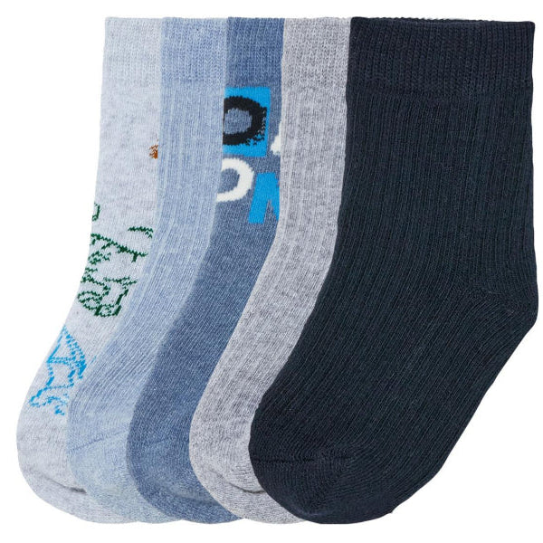 Lupilu Boys Thermal Socks 19-22 5-Pack Multicolored