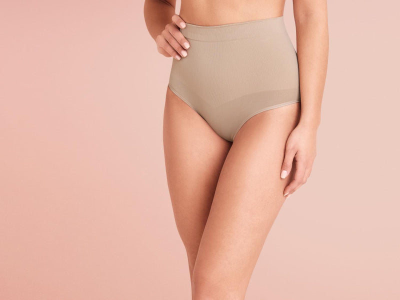 Esmara Women's Seamless Shaping High-Waist Panties Beige L