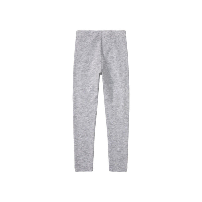 Disney Girls Printed Cotton Leggings 122-128 Cm Gray