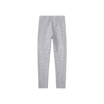 Disney Girls Printed Cotton Leggings 122-128 Cm Gray