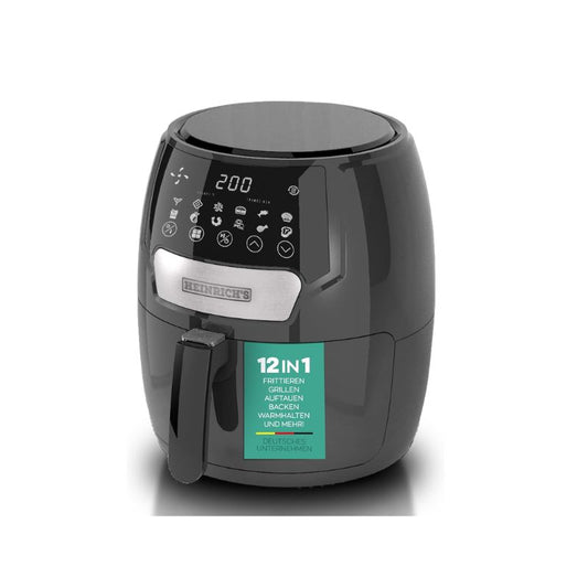 Heinrichs Digital LED Hot Air Fryer: Healthier Frying, Baking, Roasting, Grilling