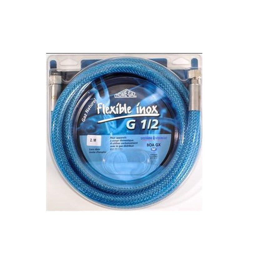 2m Stainless Steel Natural Gas Hose G 1/2 Connection Plancha Appliances