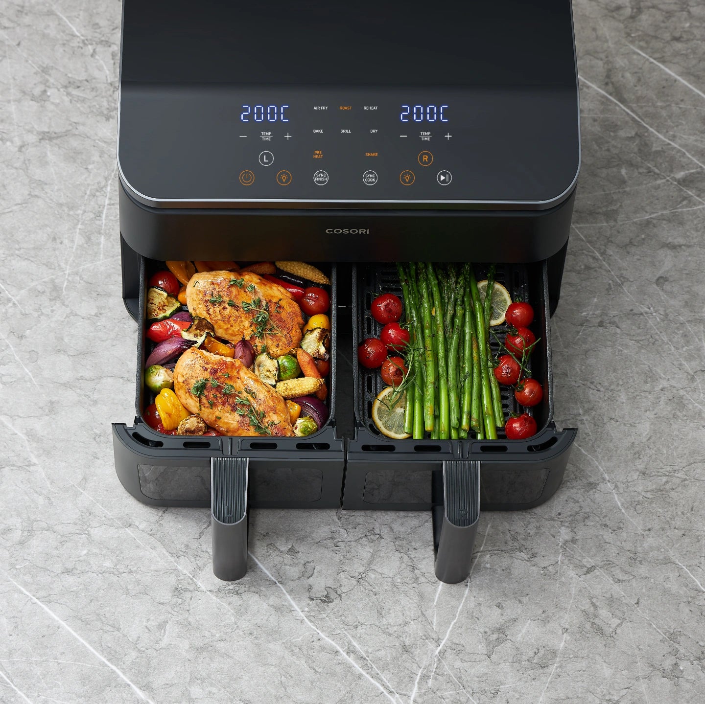Cosori Dual Zone Air Fryer 8.5L Dual-Chamber