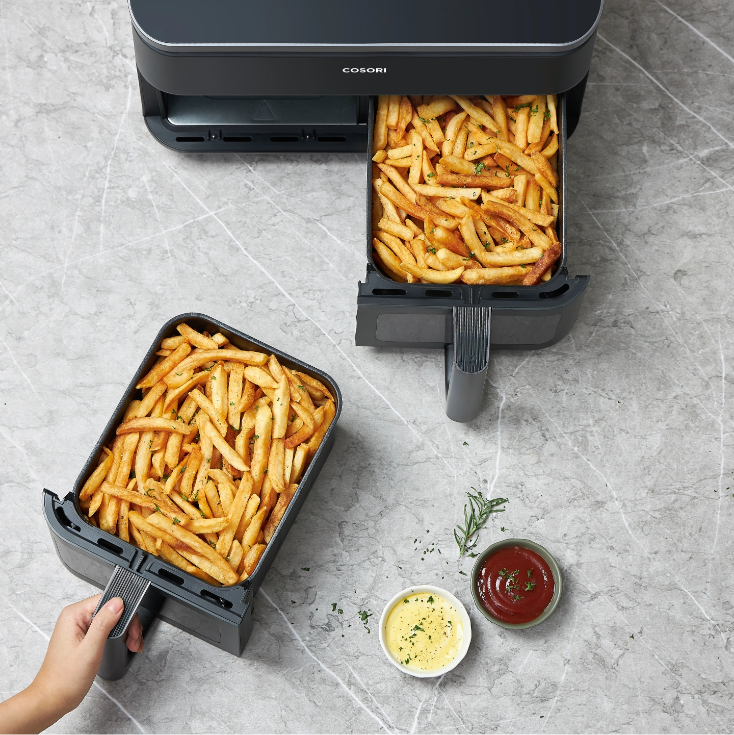 Cosori Dual Zone Air Fryer 8.5L Dual-Chamber