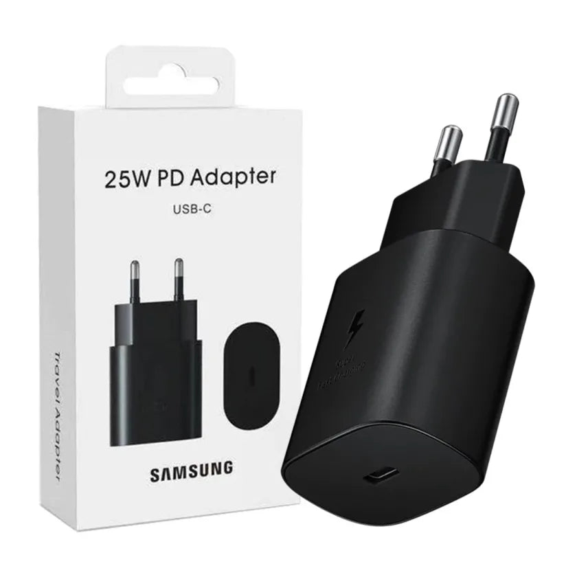 Samsung 25W PD USB-C Fast Wall Charger Adapter Black