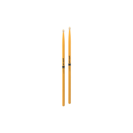 Promark 5A TX5AW Hickory Yellow Drumsticks - Standard Length