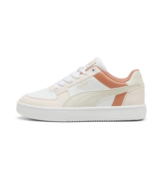 Puma Caven 2.0 Block Classic Trainers - White Beige Nostalgic College Style