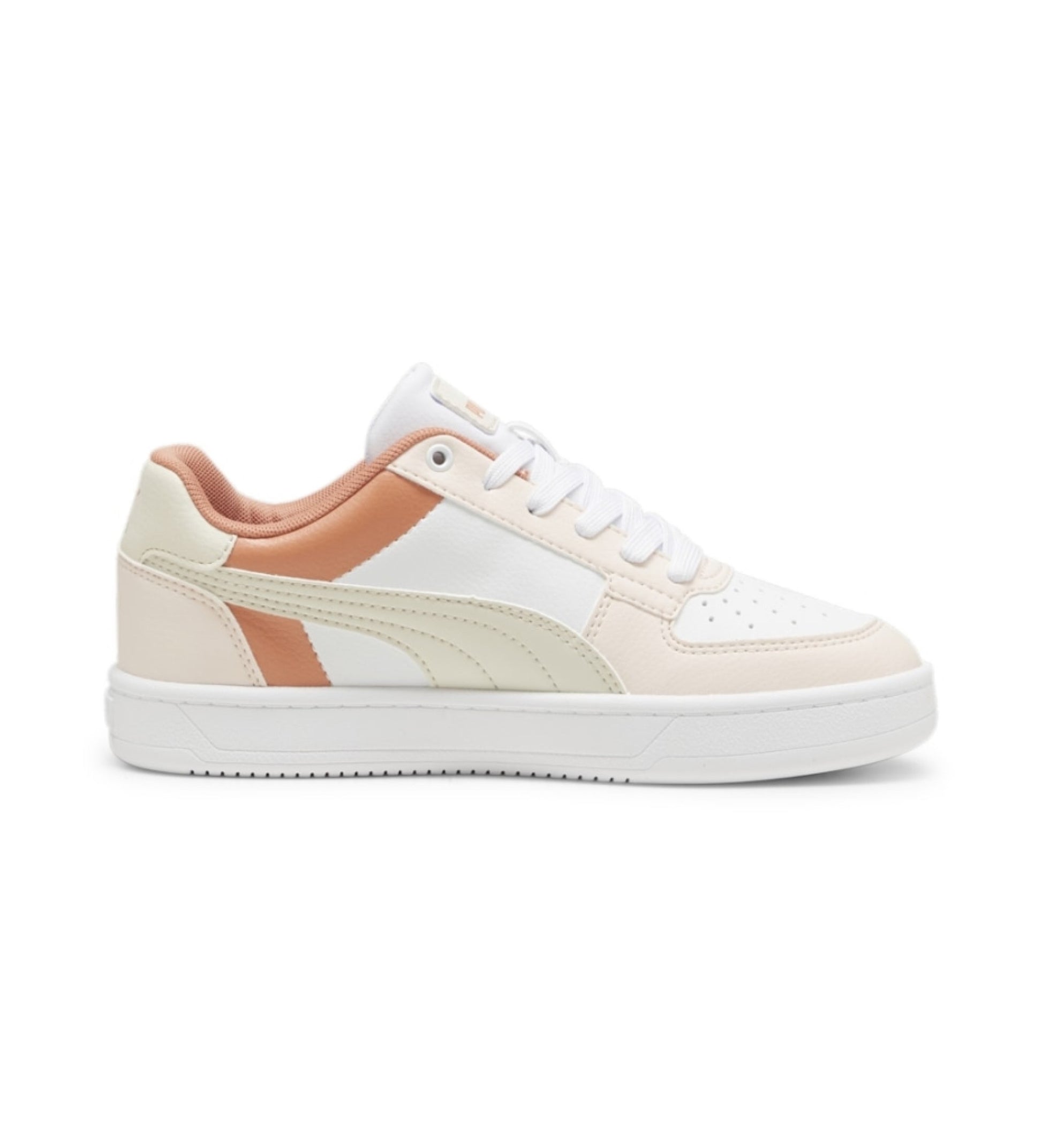 Puma Caven 2.0 Block Classic Trainers - White Beige Nostalgic College Style